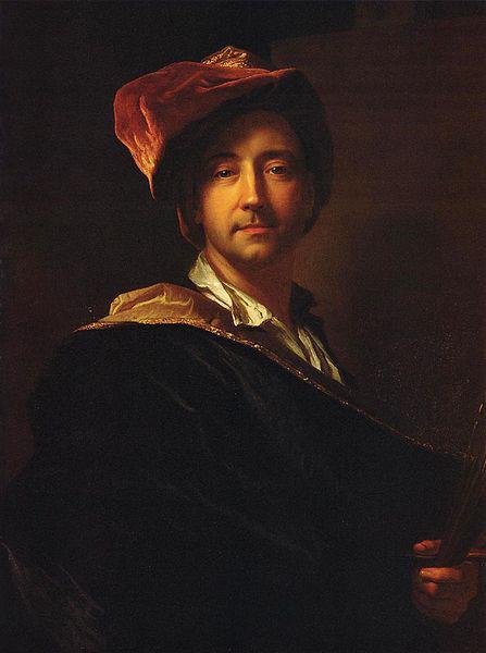 Hyacinthe Rigaud selfportrait by Hyacinthe Rigaud oil painting image
